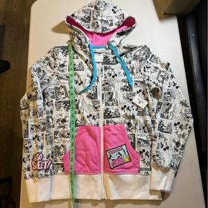 Disney Parks Mickey Comic Hoodie | NWT | XS